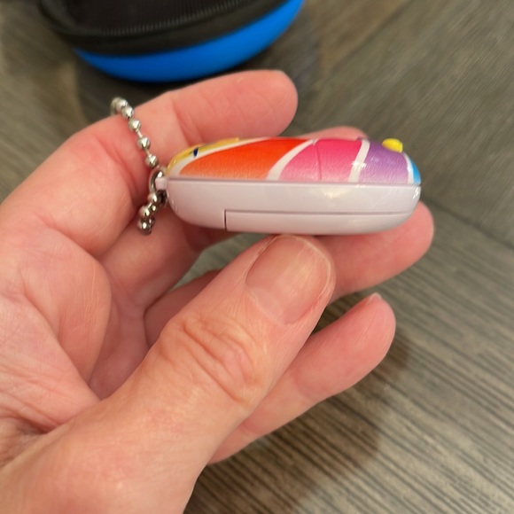 Tamagotchi 2017 Rainbow Candy Swirl Ice Cream Milk & Cookies Case Spare Battery - Picture 12 of 16